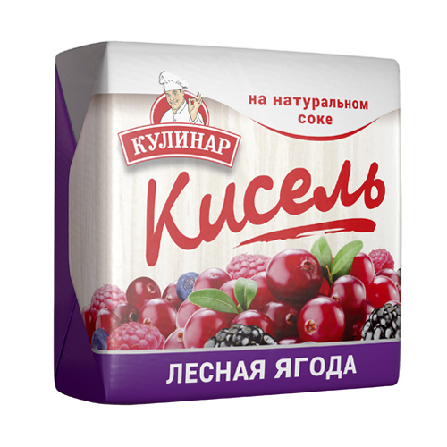 картинка Кисель на натуральном соке "Лесная ягода" "Кулинар" 220г – Prostor.ae