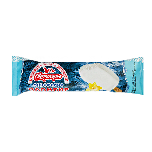 картинка Мороженое пломбир с ароматом ванили эскимо "Свитлогорье" 65г. – Prostor.ae
